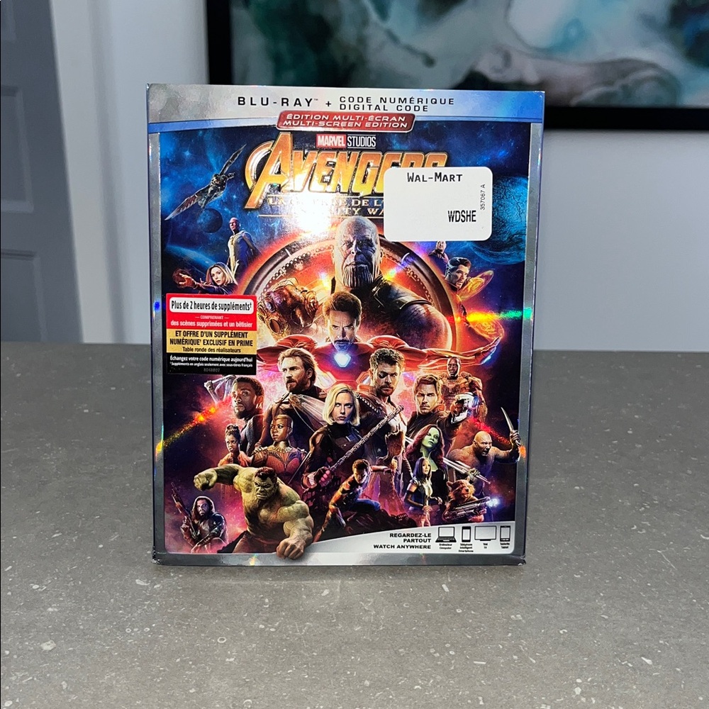Marvel Avengers: Infinity War Blu-ray